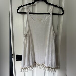 Lilly Pulitzer Puka Shell Tank top Small White